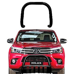 Para-Choque de Impulsão Hilux 2016 A 2018 Preto S/Barra