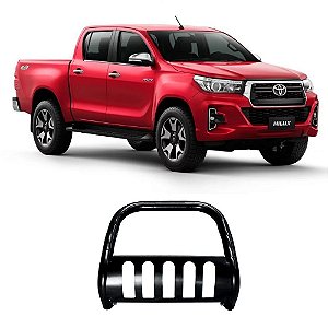 Para-Choque de Impulsão Hilux 19 a 2020 Preto C/Chapa