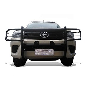 Para-choque de impulsão Hilux 16 a 2018 c/ Sup Guincho Preto