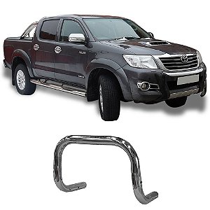 Para-Choque de Impulsão Hilux 05 a 2015 Cromado S/Barra