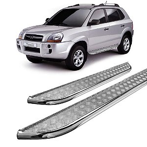 Estribo Tucson Até 2016 2,5" Chapa Cromado