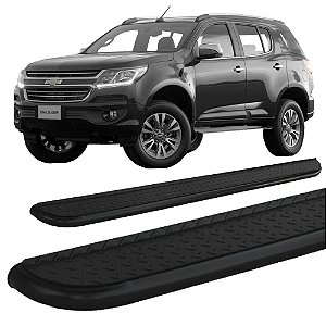 Estribo Trailblazer 2012 A 2020 Chapa de Aço Preto