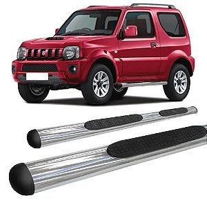 Estribo Suzuki Jimny Oblongo Oval Cromado