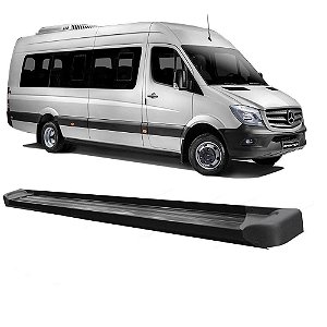 Estribo Sprinter 313 Plataforma de Alumínio Preto
