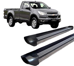 Estribo S10 2012 a 2020 personalizado Preto C S