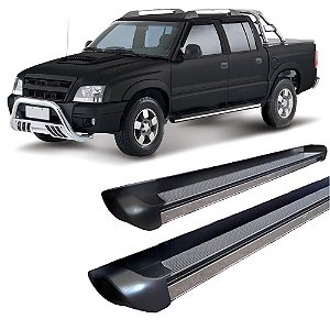 Estribo S10 1995 a 2011 personalizado Preto C D