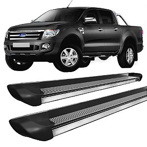 Estribo Ranger 2013 em Diante Cabine Dupla Personalizado Preto