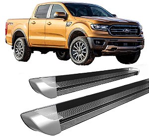 Estribo Ranger 2013 a 2020 Personalizado Prata C D