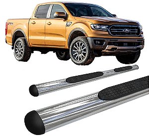 Estribo Ranger 2013 a 2020 Oval Oblongo Cromado C D