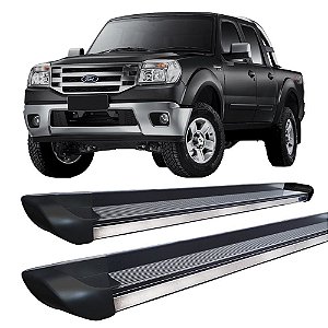 Estribo Ranger 1995 a 2012 Personalizado Preto  C D