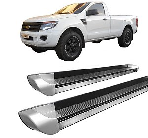 Estribo Ranger 1995 a 2012 Personalizado Prata C S