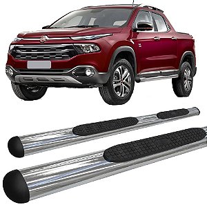 Estribo Oval Cromado Fiat Toro 16 2020