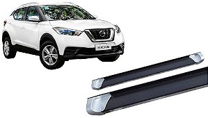 Estribo Nissan Kicks Personalizado Prata