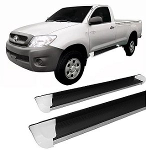 Estribo Lateral Hilux 2005 a 2015 Personalizado Branco C S