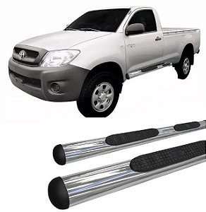 Estribo Lateral Hilux 2005 a 2015 Oval Oblongo Cromado C S