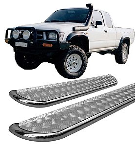 Estribo Lateral Hilux 1998 A 2004 Chapa Cromado