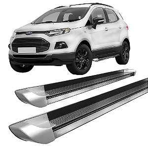Estribo Lateral  Ecosport 2003 A 2012 Plataforma Preto