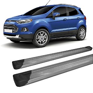 Estribo Lateral  Ecosport 2003 A 2012 Plataforma Prata