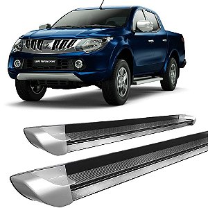 Estribo L200 Triton 17 2020 Personalizado Prata