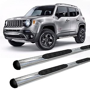 Estribo Jeep Renegade oblongo Oval Cromado
