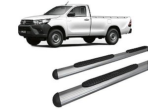Estribo Hilux 2016 a 2020 Oval Oblongo Grafite C S