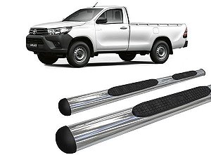 Estribo Hilux 2016 a 2020 Oval Oblongo Cromado C S
