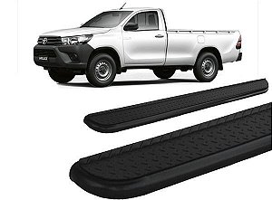 Estribo Hilux 2016 a 2020 Chapa de Aço Preto