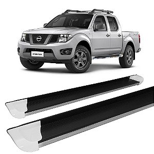 Estribo Frontier  2008 a 2016 Personalizado Branco