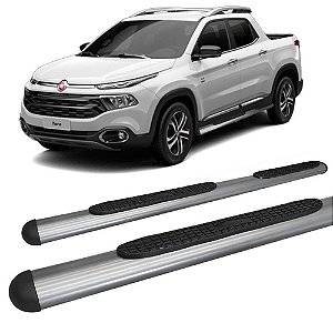 Estribo Fiat Toro Oblongo Oval Grafite