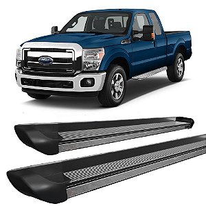 Estribo F-250 Personalizado Preto Fosco C S