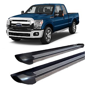 Estribo F-250 Personalizado Preto Brilhante C S