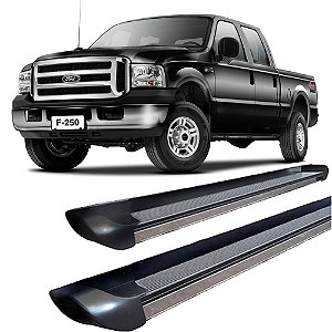 Estribo F-250 Personalizado Preto Brilhante C D