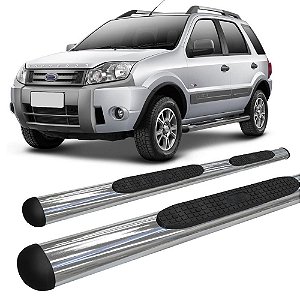 Estribo Ecosport Até 2012 Oblongo Oval Cromado