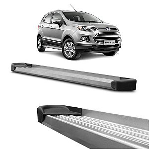 Estribo Ecosport 2013 em Diante Plataforma De Alumínio Prata