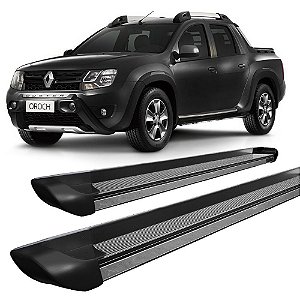 Estribo Duster Oroch Personalizado Preto