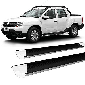 Estribo Duster Oroch Personalizado Branco
