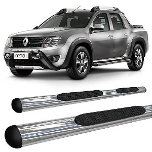 Estribo Duster Oroch Oblongo Oval Cromado