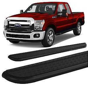 Estribo Chapa F-250 Cabine Dupla Preto