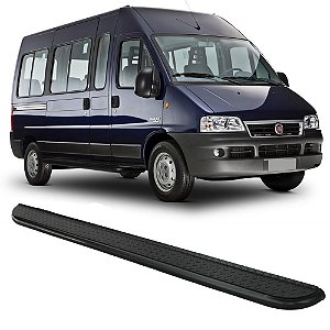 Estribo Chapa Ducato Teto Alto Lado Passageiro 2,5" Preto