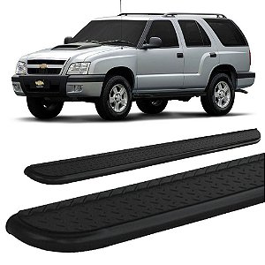 Estribo Chapa Blazer 1995 a 2011 Preto