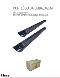 Estribo Cabine Simples S10 Amarok Ranger L200 Frontier
