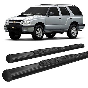 Estribo Blazer Até 2011 Oblongo Oval Preto