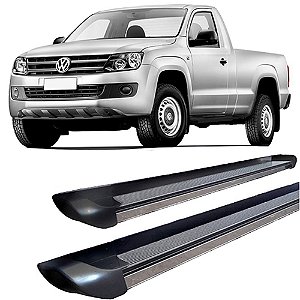 Estribo Amarok Personalizado Preto Brilhante C Simples