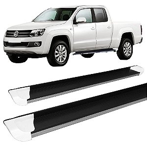 Estribo Amarok C Dupla Personalizado Branco