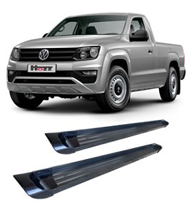 Estribo Amarok Alumínio Cabine Simples Preto