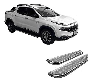 Estribo Chapa Fiat Toro Cromo