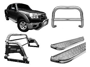 Kit Quebra Mat_estribo Ch_sant Antonio H3 Ranger 97/12 Cromo