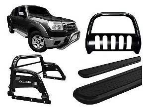 Kit Quebra Mat+estribo Ch+sant Antonio H3 Ranger 97/12 Preto