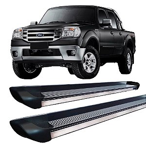 Estribo Ranger 2012 Cabine Dupla Personalizado Preto