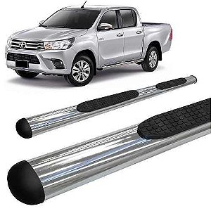 Estribo Oval Hilux 2016 E 2019 Cromado